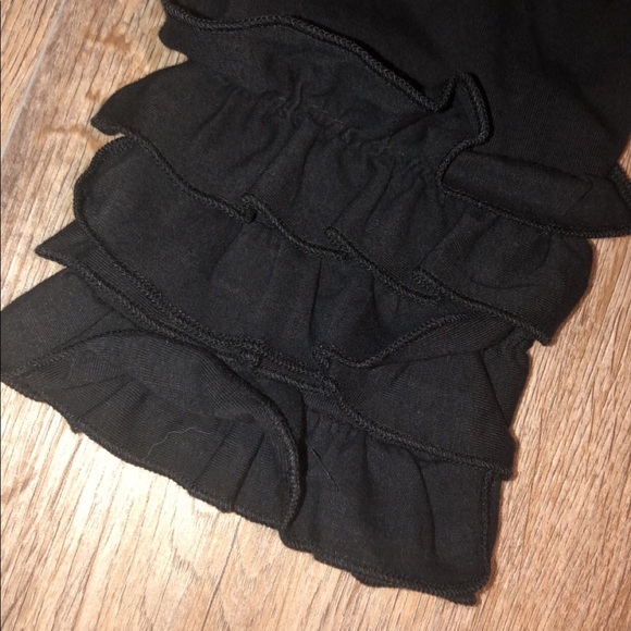 Black Icing Ruffle Pants - Picture 2 of 3